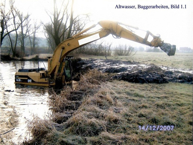 Altwasser Baggerarbeiten Fotos von Unbekannt